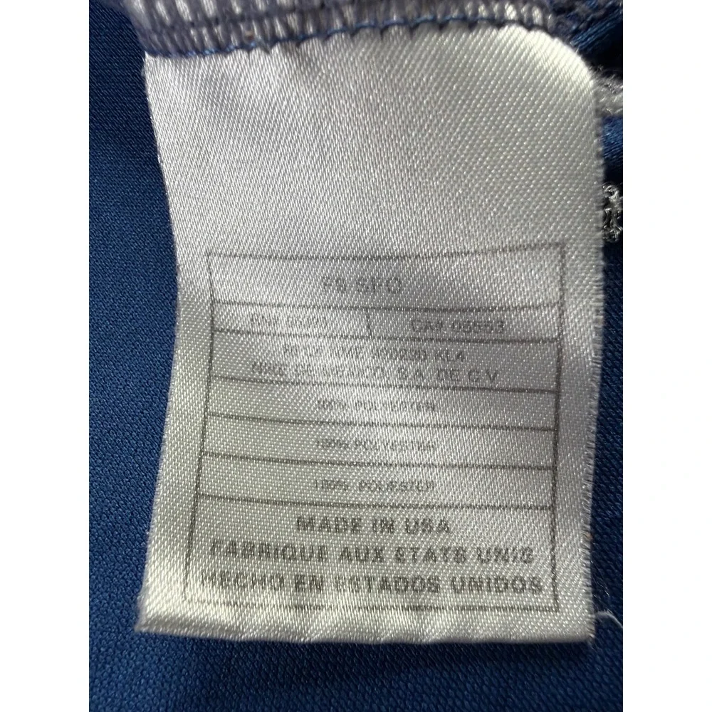 Vintage Nike Alpha Project Gym Shirt Mens XL Blue Made in USA Swoosh Y2K